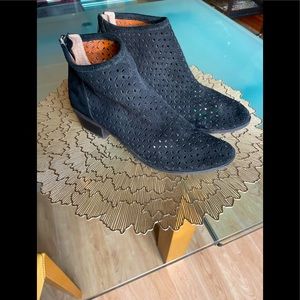 Lucky Brand Black suede boots  - Size 8.5.